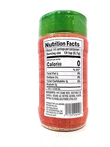 Miniatura 2 de J-Basket Semilla de sésamo tostada prémium con sabor a sriracha (paquete de 2, total de 7 onzas)