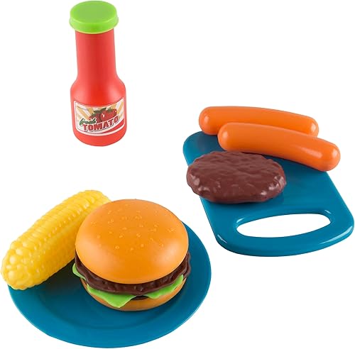 Miniatura 5 de Hey! Play!, 80-PP-TK081711 - Juego de cocina interactivo con luces y sonidos, ruedas, comida de juguete y accesorios de cocina de Hey! Play!,