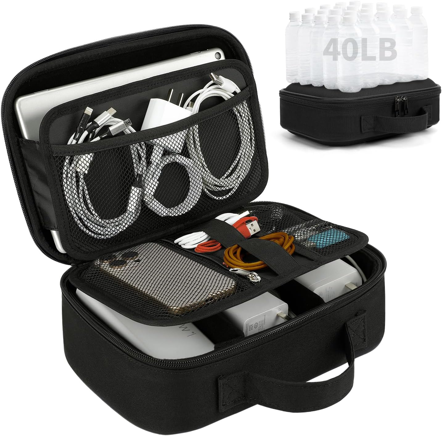 ZOMFELT Hard EVA Electronics Organizer Travel Case