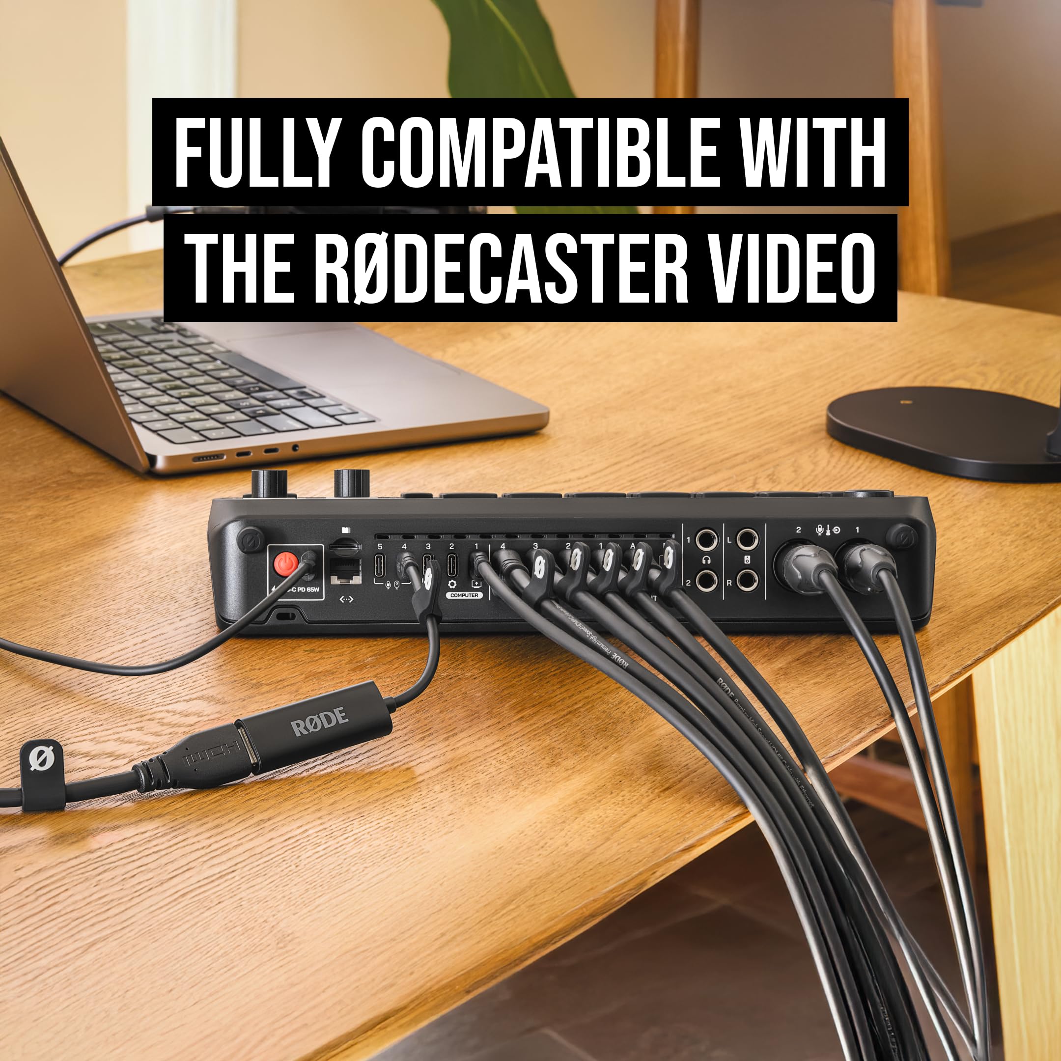 RØDE 1080p60 HDMI zu USB-C Konverter, kompatibel mit jedem UVC-Gerät