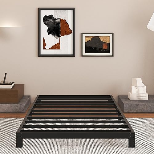 5 Inch Low Bed Frame Twin, Heavy Duty Twin Bed