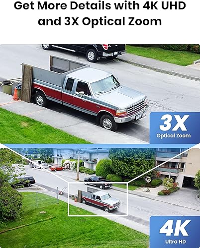 Miniatura 2 de REOLINK Cámara de seguridad WiFi 6 enchufable 4K para exteriores, cámara PTZ para seguridad en el hogar, Wi-Fi 6 nueva tecnología, seguimiento de