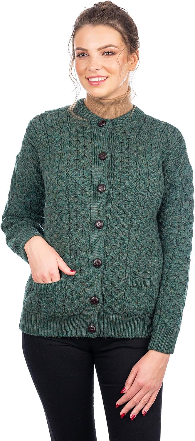 Blumarine ANNA MOLINARI】 エコファーニットカーディガン エコファー