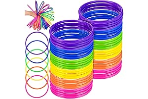 Colorful Ring Toss Rings for Carnival Fun and Skill Development