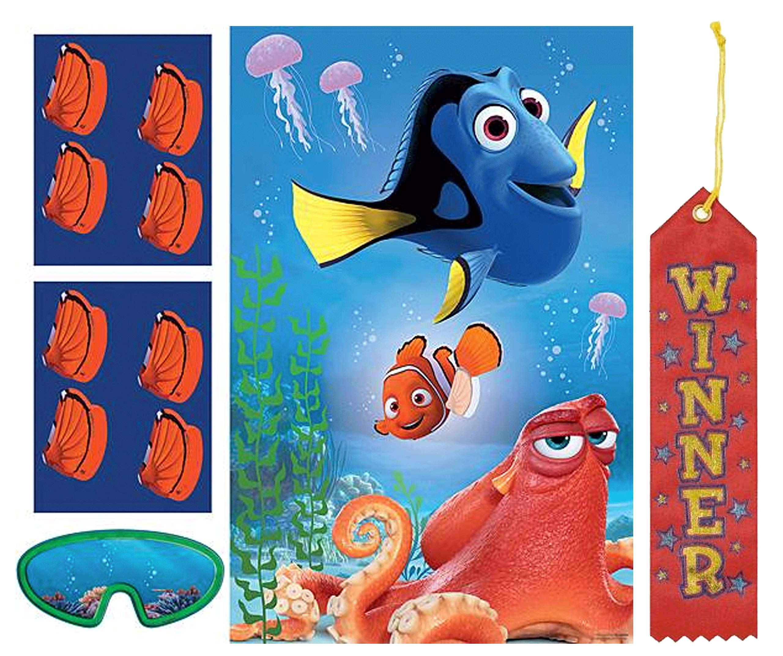 Buy Finding Dory Childrens Licensed Party Games!! Pin The Tail on The