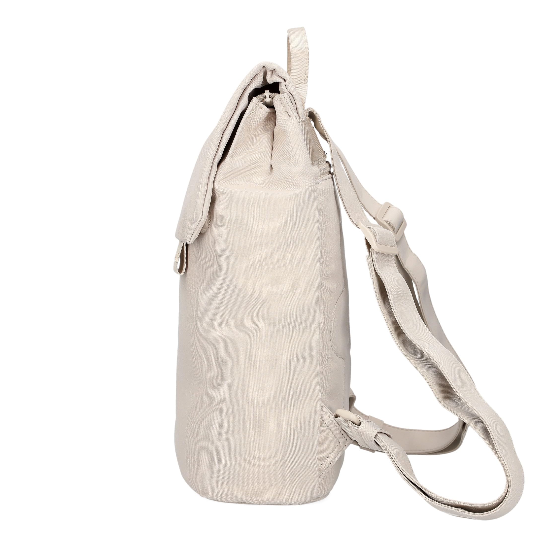 Zwei MADEMOISELLE.TEX MRTX13 Damen Rucksack, 7 L City-Rucksack mit Reißverschlussfach & gepolstertem Tabletfach, Verschlussklappe mit Magneten
