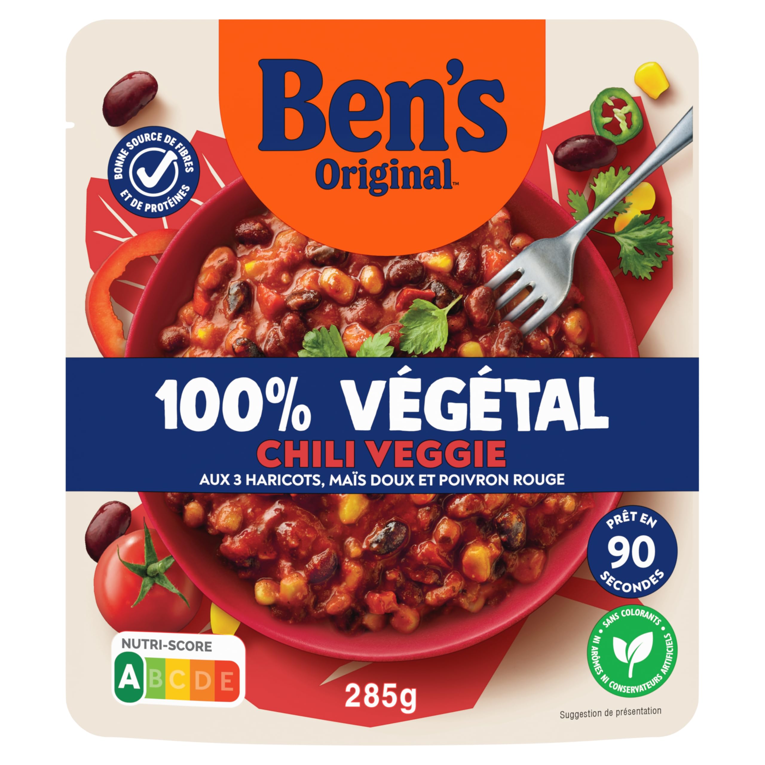 BEN'S ORIGINAL 100% pflanzlich Chili Veggie (6 x 285g)