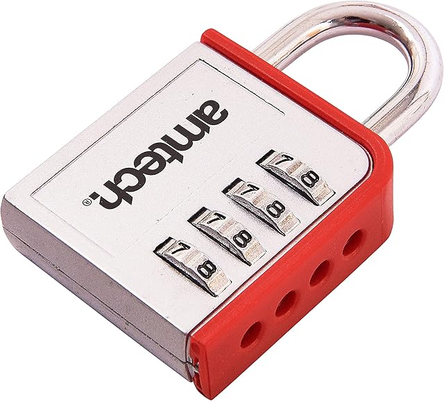 Amtech T1142 4 Digit zinc Combination Padlock