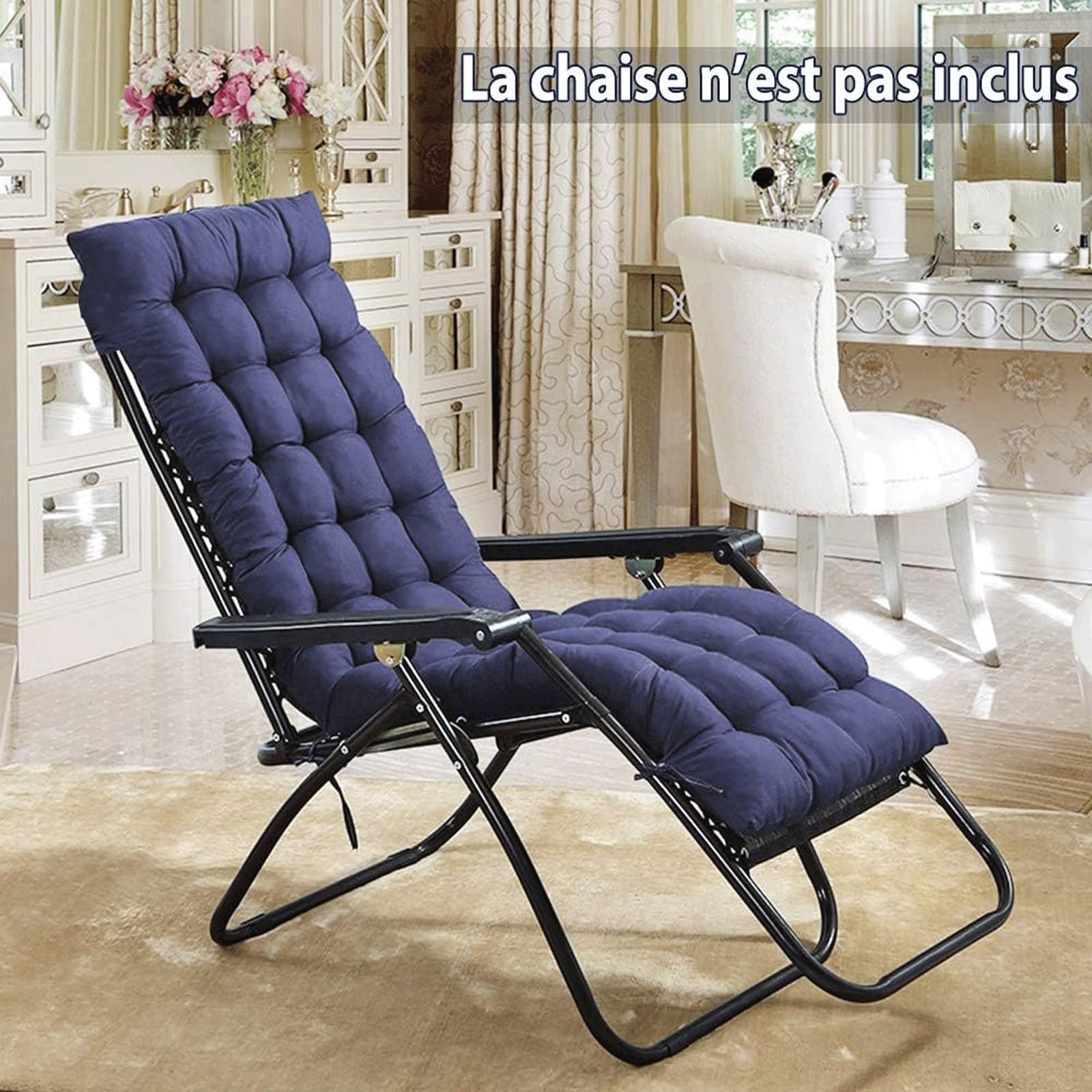 Cuscini Materasso per lettino prendisole Cuscino per lettino prendisole Cuscino per sdraio 170x53x1675 cm Materasso per lettino prendisole antiscivolo per poltrona relax Copertura per lettino