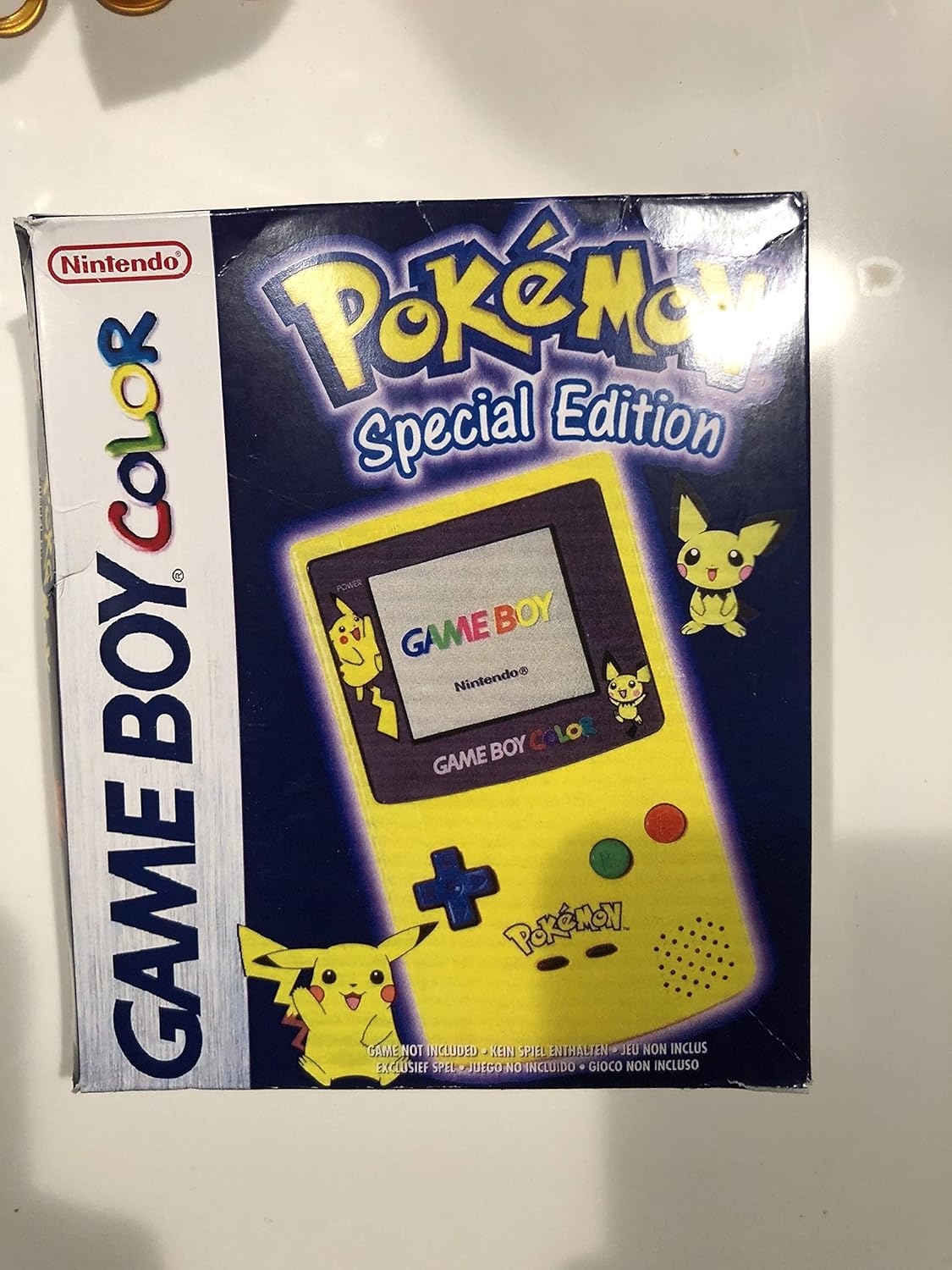Gameboy Color Pokemon Special Pikachu Edition Nintendo System Game 