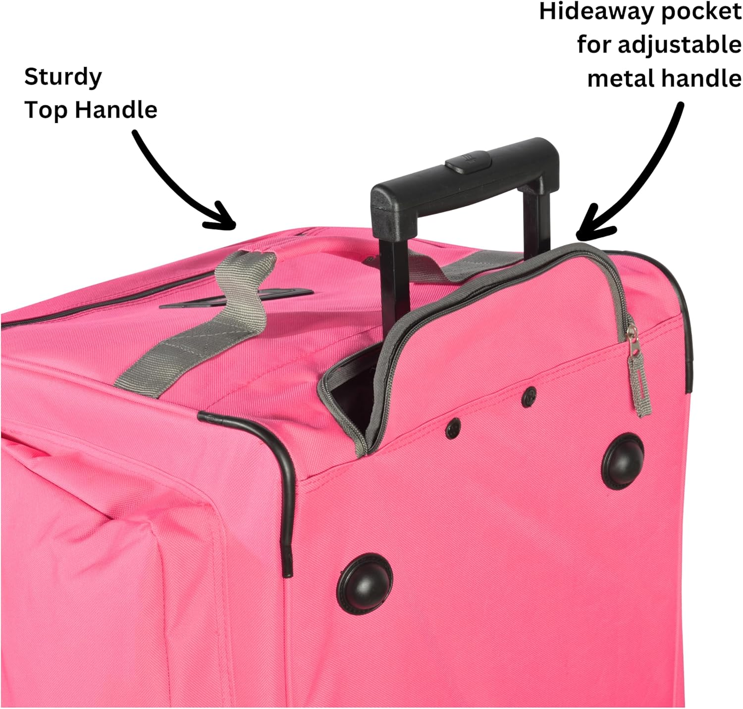 Olympia Rolling Duffel Bag Hot Pink, 22 Bhutan Ubuy