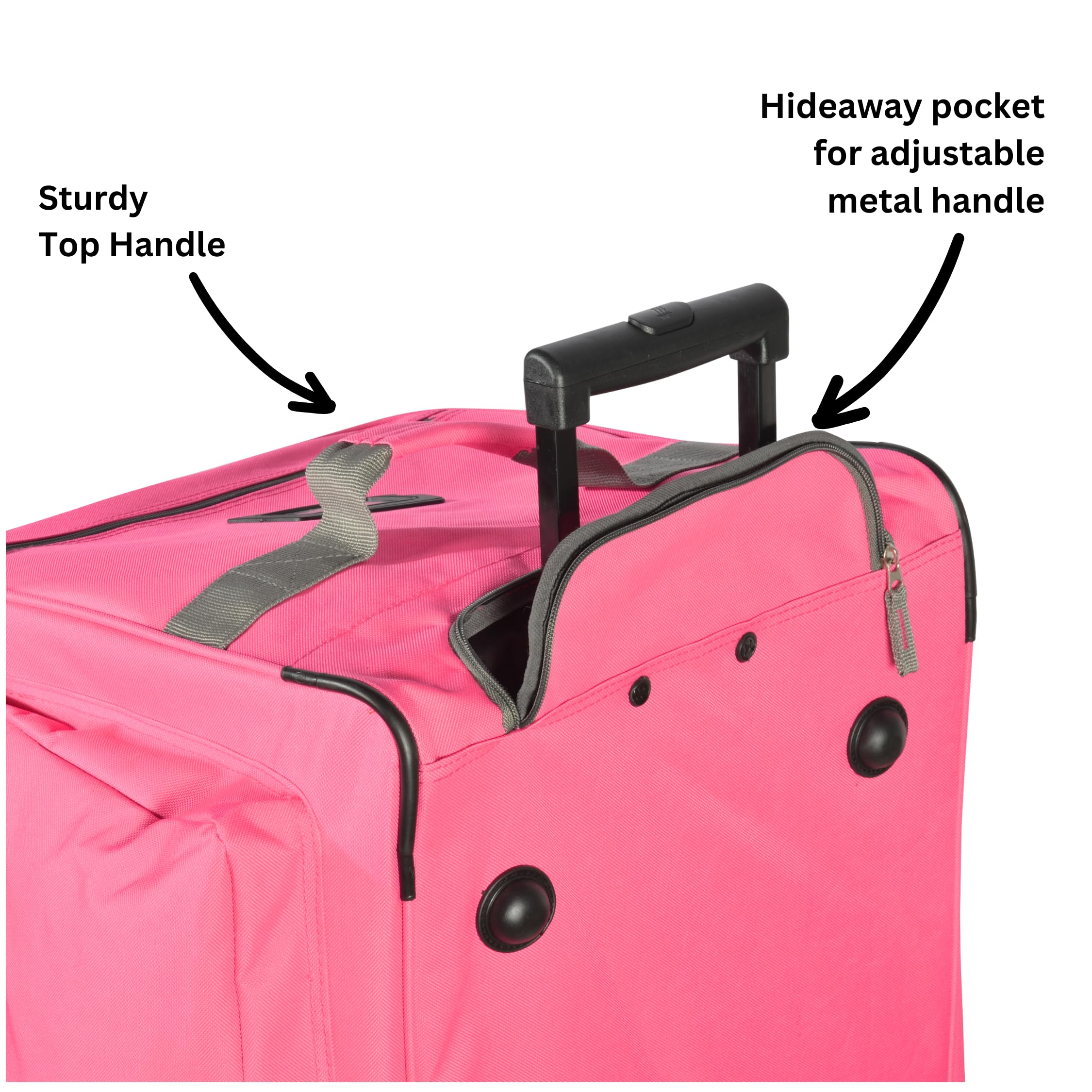 Snapklik.com : Olympia U.S.A. 22 Inch Carry On 8 Pockets Wheeled ...