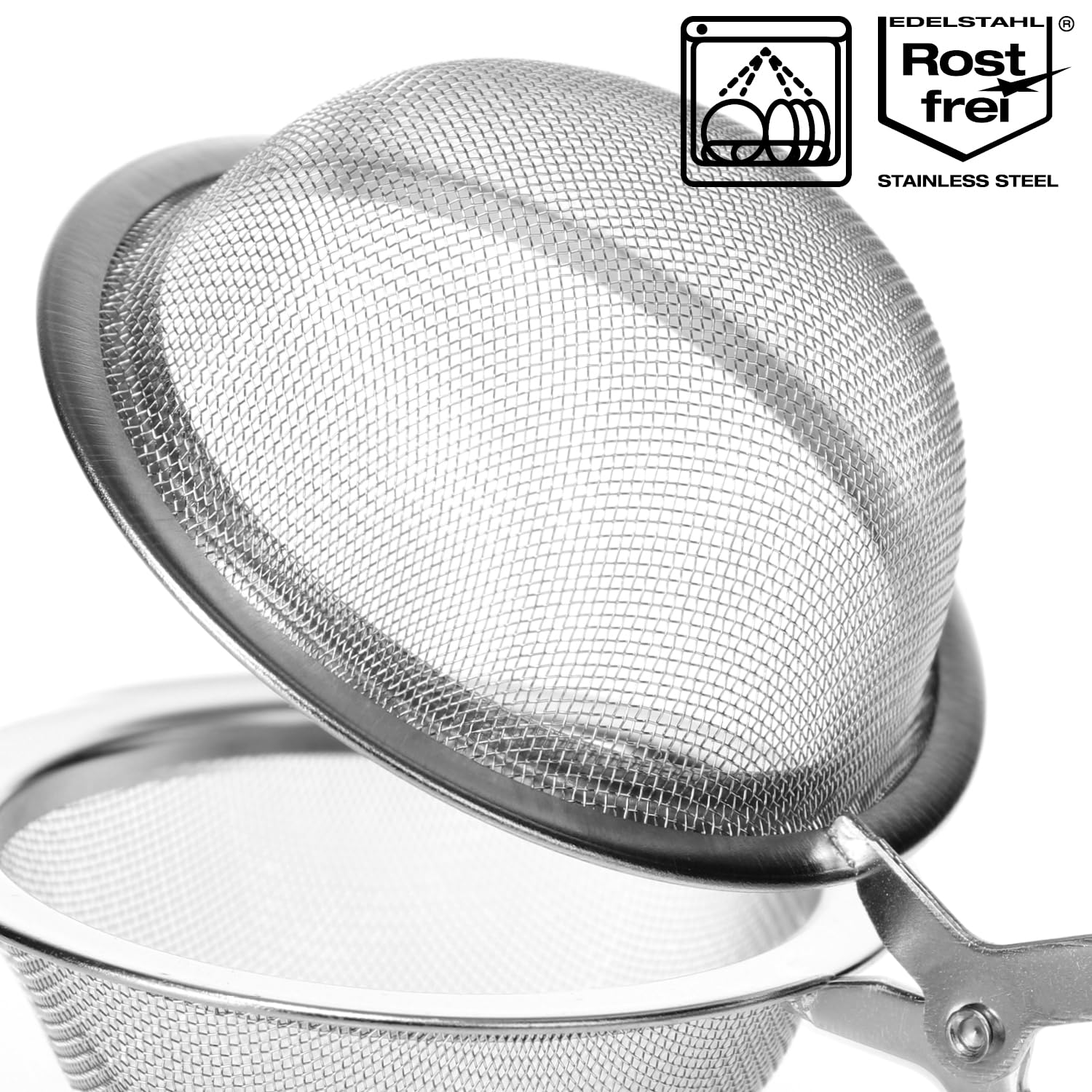 Colador de té de acero inoxidable 3 piezas - Infusor de té en forma de bola - Filtro de té de malla fina