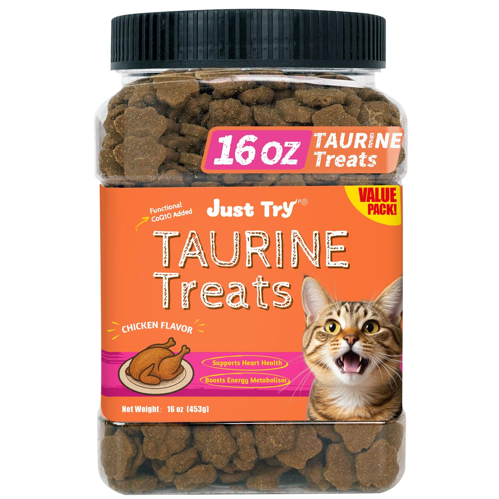 Just Try Taurine Treats 16oz