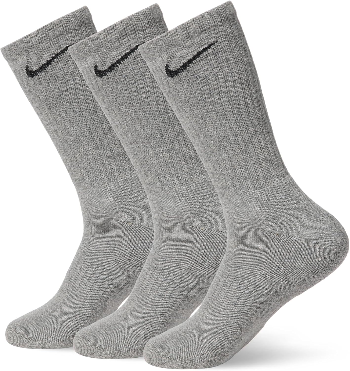 Nike unisex-adult Everyday Cushioned Training Socks (3 Pairs)