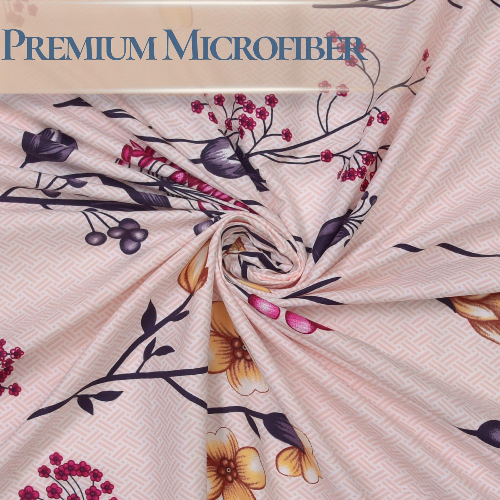 EverSoft Bedding Pack of 4 Pillowcases 50x75cm Soft Pillow Cases, Wrinkle Free Easy Care Pillow Covers - Image 3