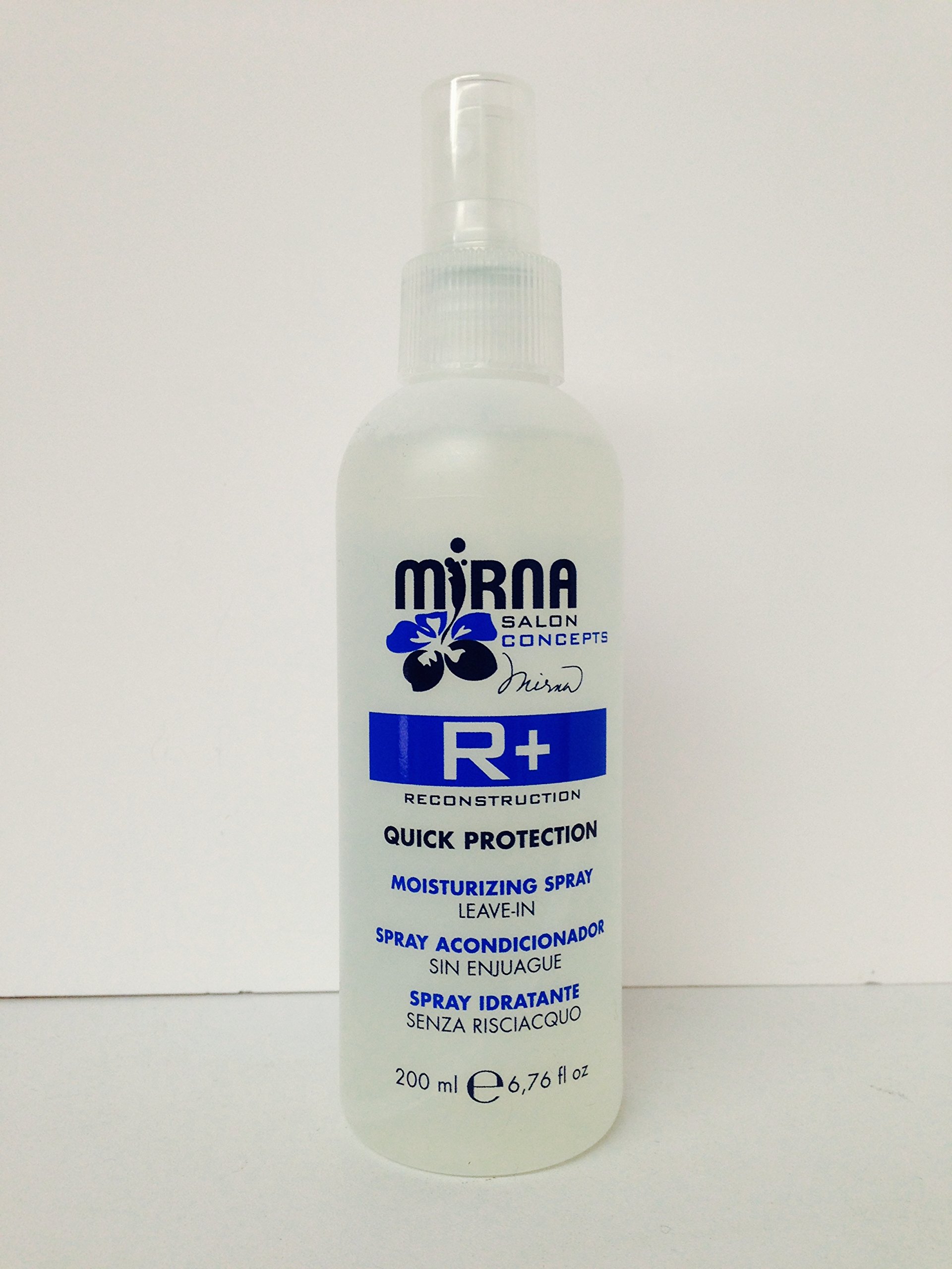 Echos Line Mirna Salon Concepts R+ Moisturizing Leave-In Spray 200 ml/6.76 fl oz"Free Starry Sexy Kiss Lip Plumping 10 Ml"