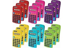 18-Piece Solar Pocket Calculators