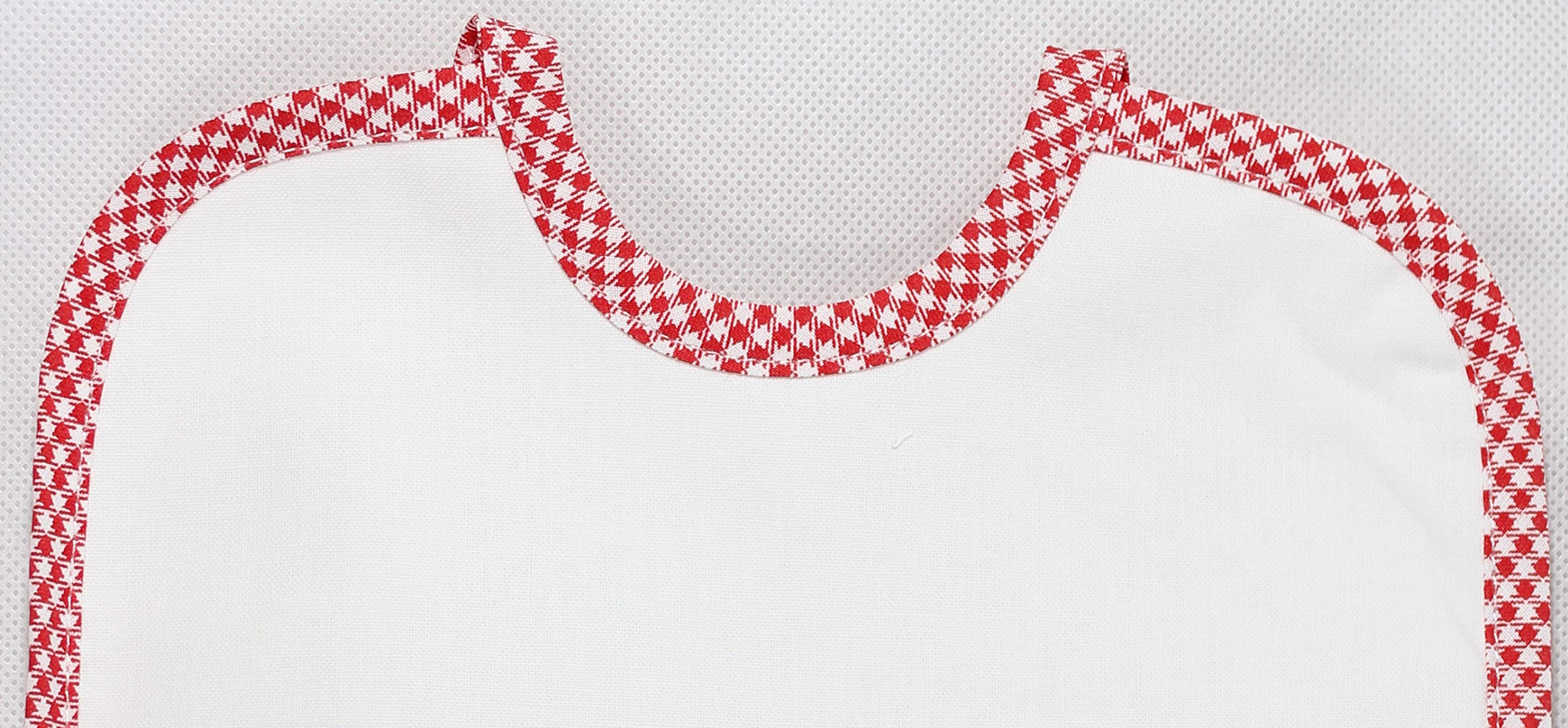 PASSAPAROLA Bavaglino -MOLTE GRAFICHE DISPONIBILI- Ferrarista rosso- Umoristico - unisex pappa - Made in Italy