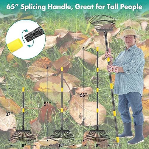 Miniatura 3 de Rastrillo de hoja grande de 5 pies