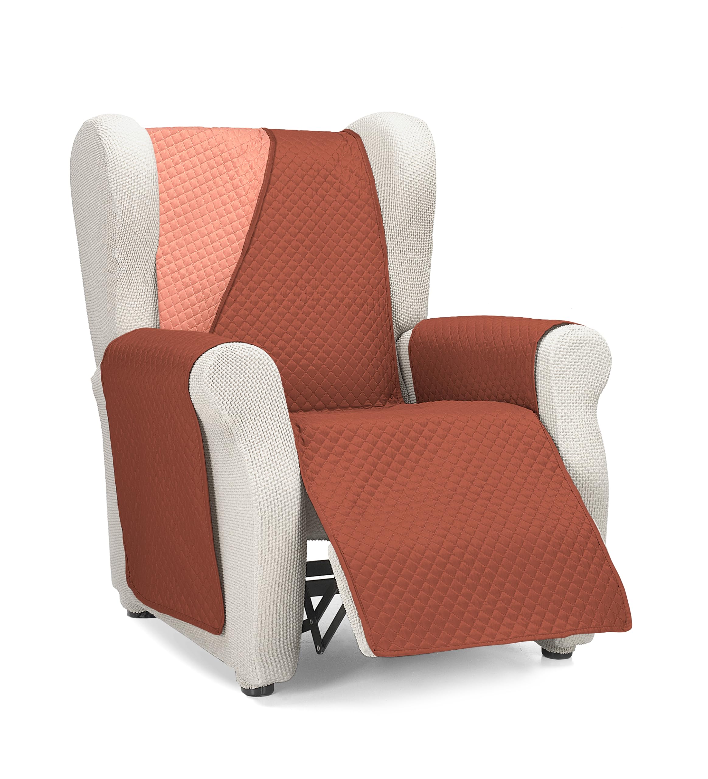 Martina Home Diamond 1 Seater Sofa Cover/Relax – Tegano/Coral