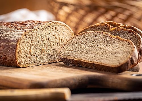 Miniatura 6 de Harina de pan de trigo entero orgánico, 2 libras  grano entero, piedra molida, sin blanquear, sin transgénicos, Kosher, sin bromated, crudo, vegano,