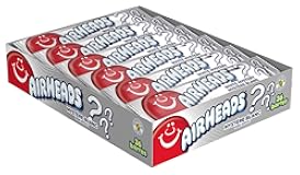 AIRHEADS CANDY INDIVIDUALLY WRAPPED BARS, WHITE MYSTERY, PARTY, 0.55 OUNCE