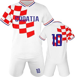 Kids Soccer Jersey and Shorts Set, Youth Uniform for Boys and Girls | 100% Polyester Short-Sleeve Sportswear for Practice, Training and Game Day