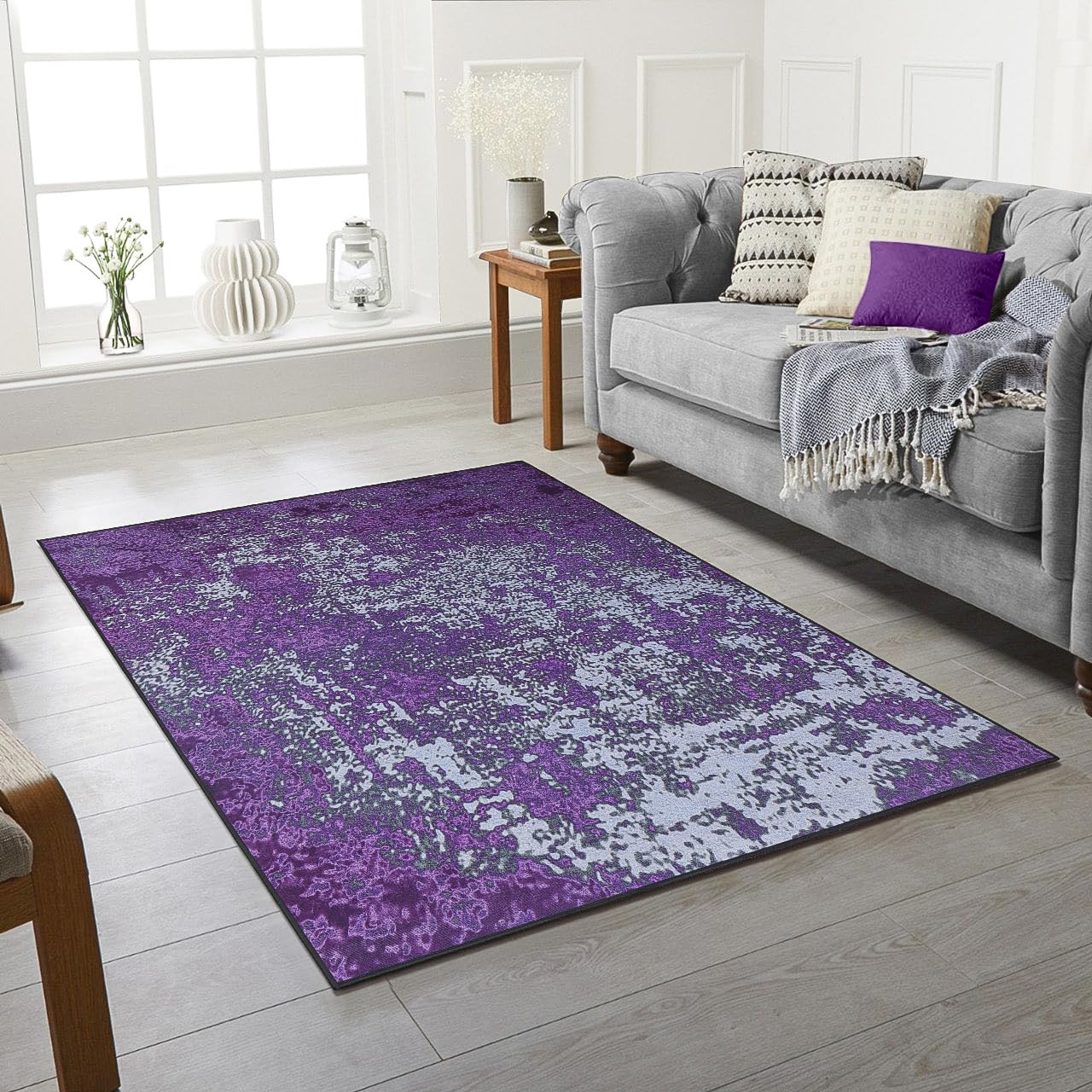 RUGSTORE Rubber Backed Indoor Outdoor Abstract Multi Design Extra Large Small Non Slip Rugs Hallway Runner Living Room Bedroom Kitchen Floor Carpet Mats Area Rugs (Design #7, 200 X 290 CM) โ image 1