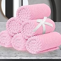 Vista 97 de Juego de 4 toallas de baño amarillas, toallas de baño de lujo, grandes de 30 x 56 pulgadas, algodón, de secado rápido, ligeras, gruesas, suaves