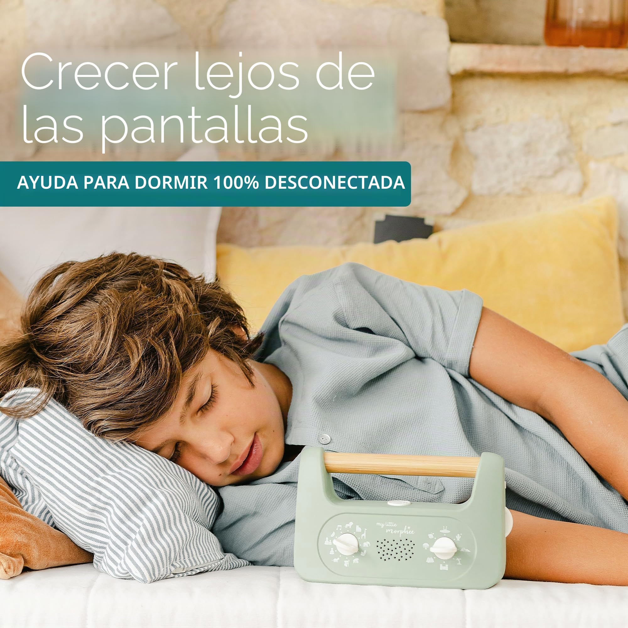 Mon Petit Morphée - Versión Inglès - Caja de meditación para favorecer el sueño y la calma para niños a partir de 3 años - Sin olas y sin pantallas