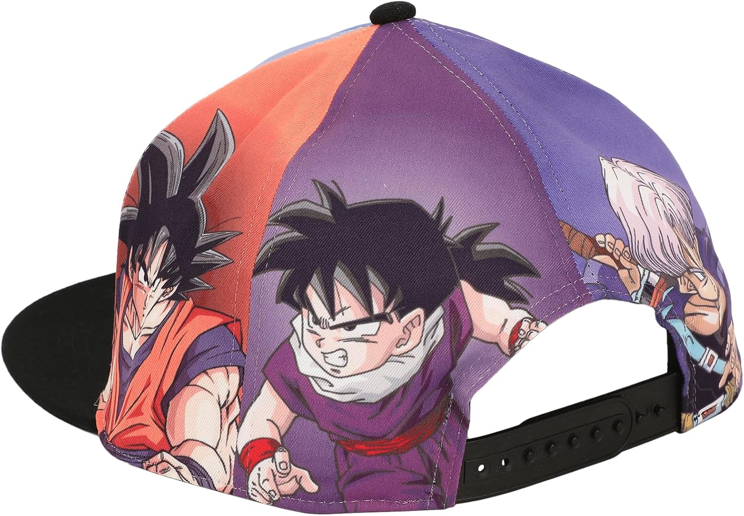 Bioworld Dragon Ball Z Sublimated Panels Poly B15 Snapback - Image 6
