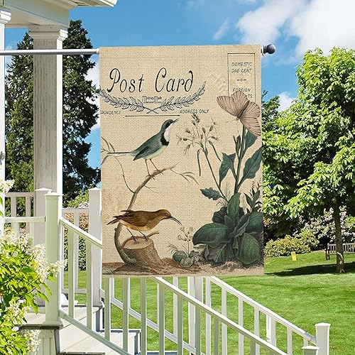 Miniatura 9 de Fukeen Bandera de verano con diseño de gaviotas de océano azul, estrellas de mar náuticas costeras, gaviotas de mar, playa, decoración pequeña para