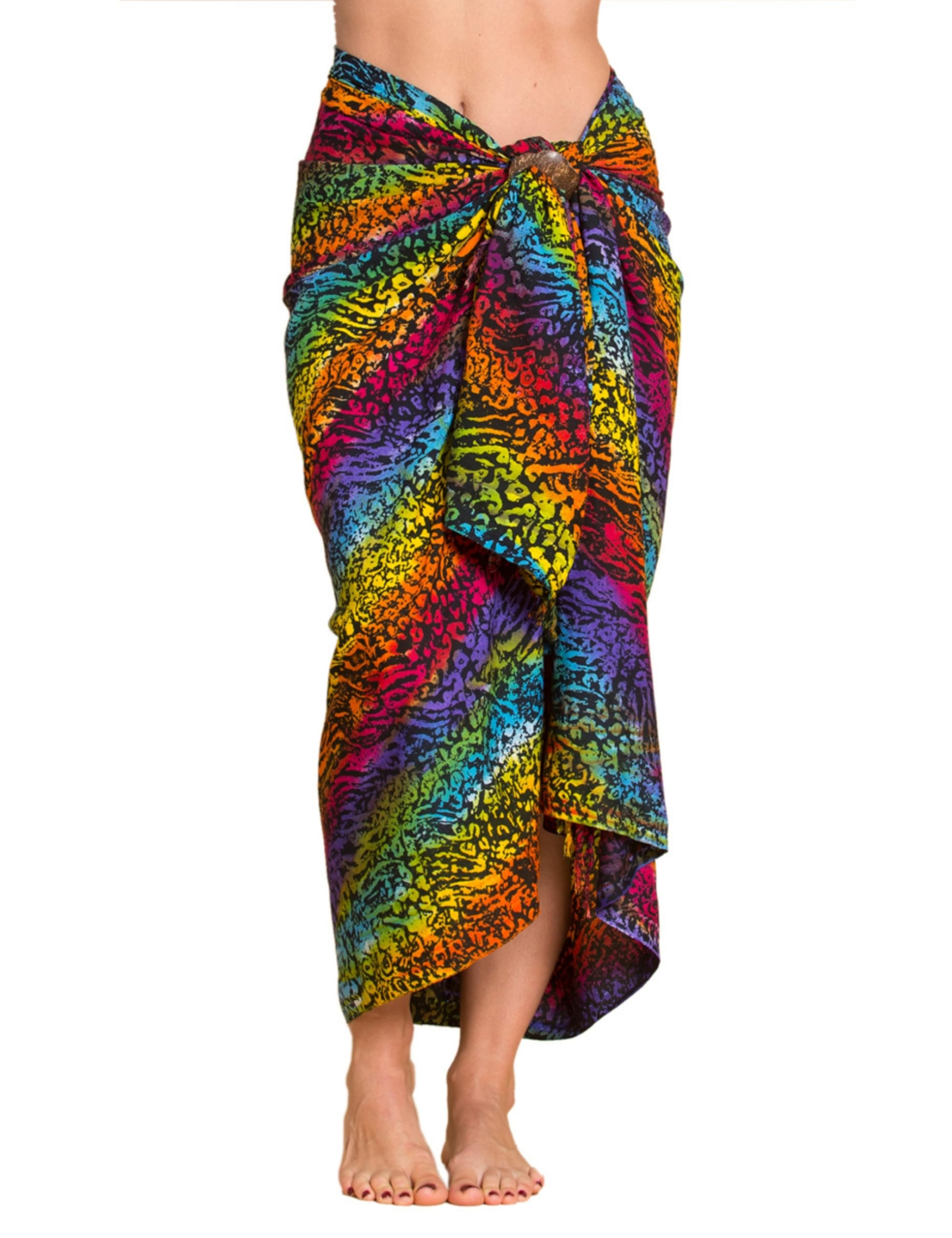 PANASIAM Sarong B013 Rainbowblack, L
