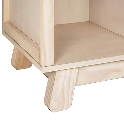 Miniatura 30 de Babyletto Hudson - Mesita de noche con puerto USB en color blanco, 1 cajón y compartimento de almacenamiento Blanco,Lavado natural y blanco.,natural