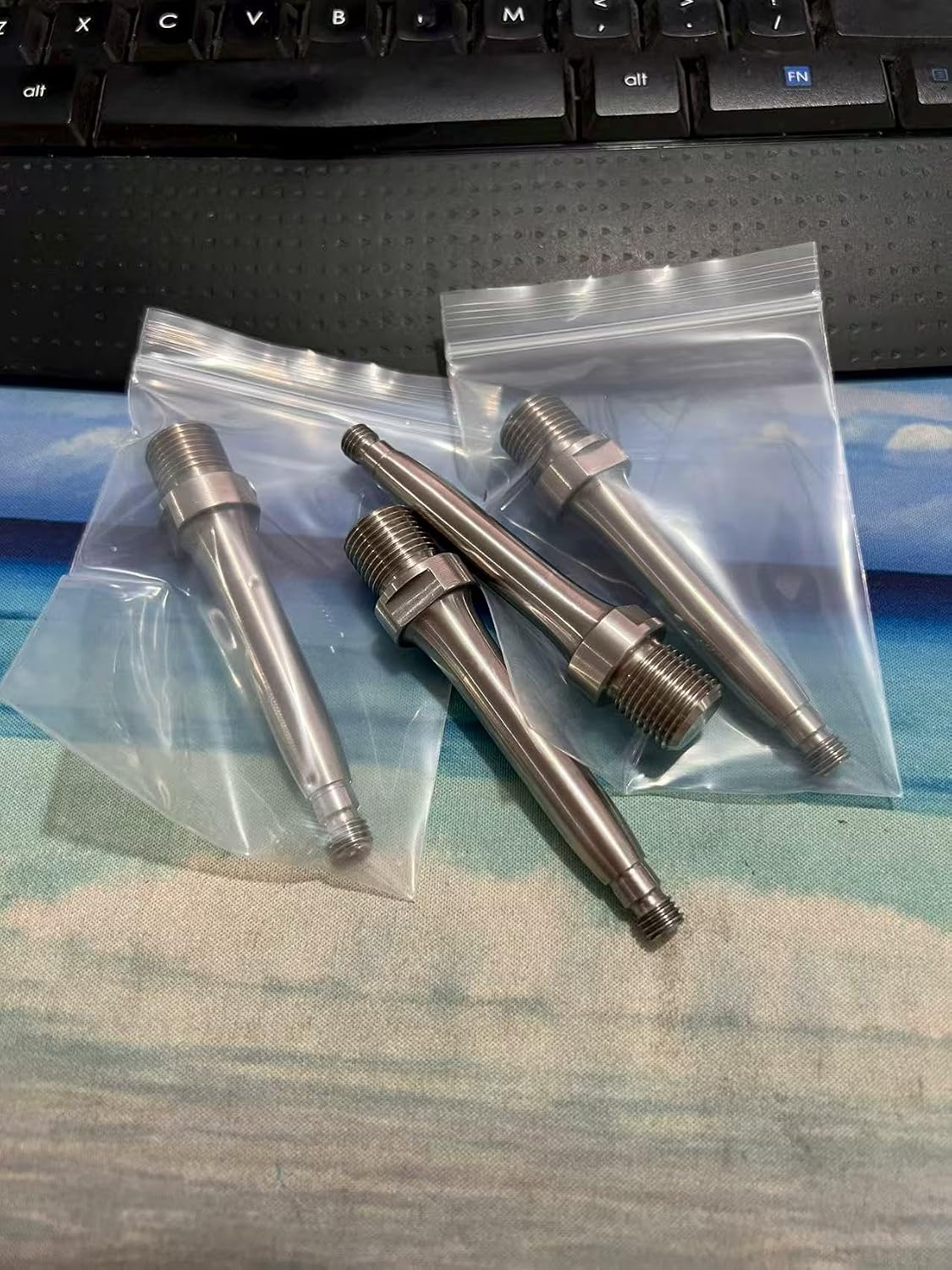 Replacement Pedal Spindle for Garmin Vector 3s Rally RS100 RK100 Bike Bicycle Pedals Shaft Barrel Axis Repair Accessories Parts Without Power Meter (for Right Side Only)
