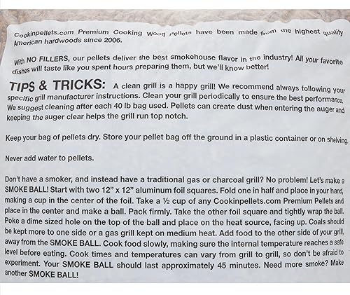 Miniatura 6 de CookinPellets Pellets de madera de madera de mesquitecerezaarce, mezcla de cuerno largo, de 40 libras (2 unidades)