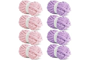 HOMBYS Chunky Yarn Purple: Transform Your Crochet Creations