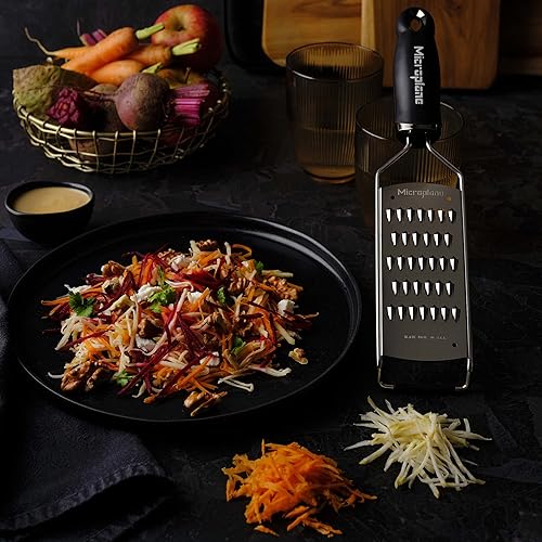 Miniatura 8 de Microplane Gourmet Series - Rallador de queso (rebanador, negro)
