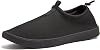 Lands End Slip On Water Shoes Men, Quick Dry Neoprene Sport Mens Water Shoes for Beach, Pool, or River with Drainage Holes, Navy Blue or Black, Size 7-15 Aqua Swim Shoes for Men