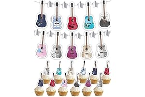 Charming Taylor Swift Eras Music Tour Birthday Party Cupcake Toppers