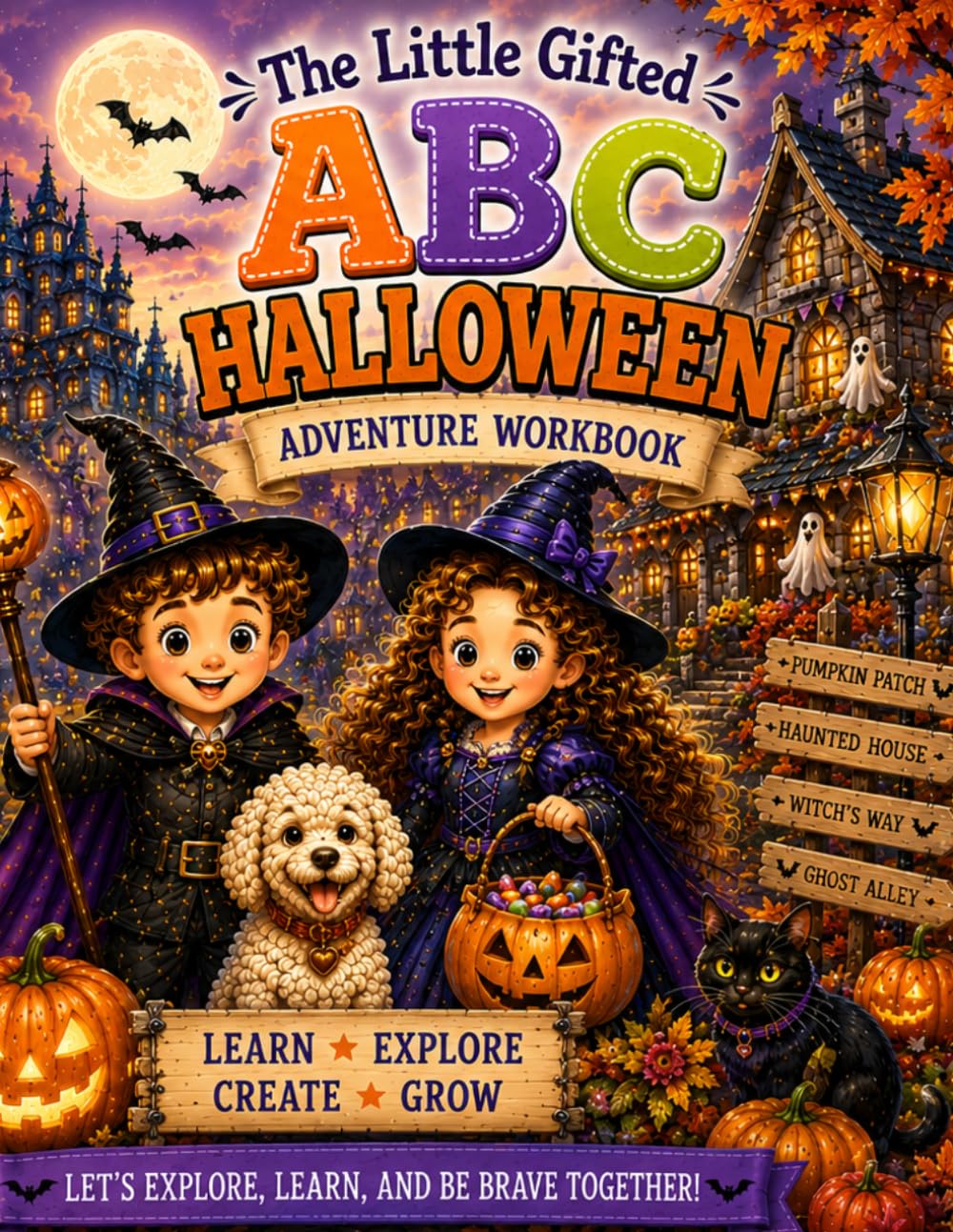 The Little Gifted: Halloween ABC Activity Book
