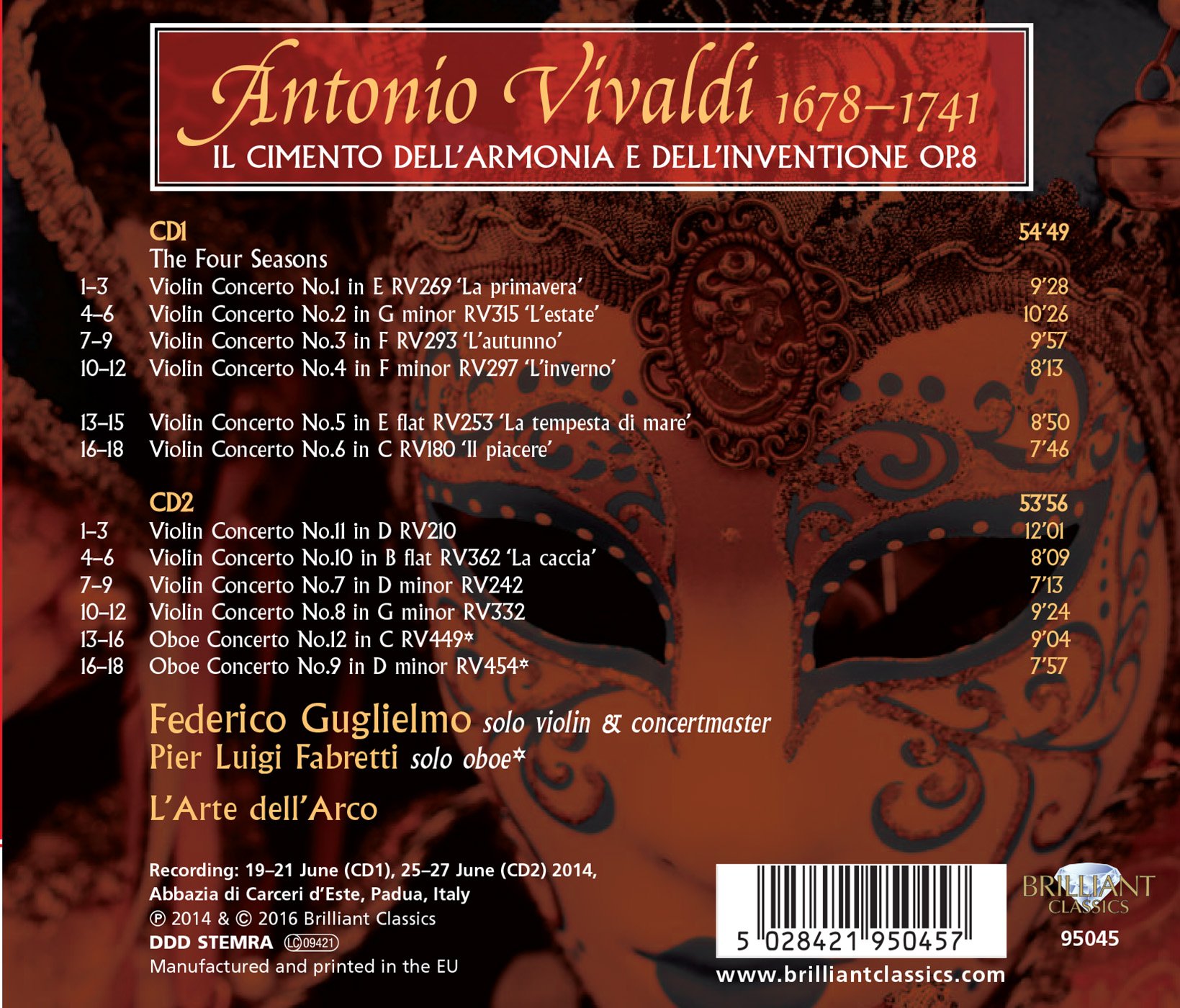 Vivaldi: Contest Harmony & Invention
