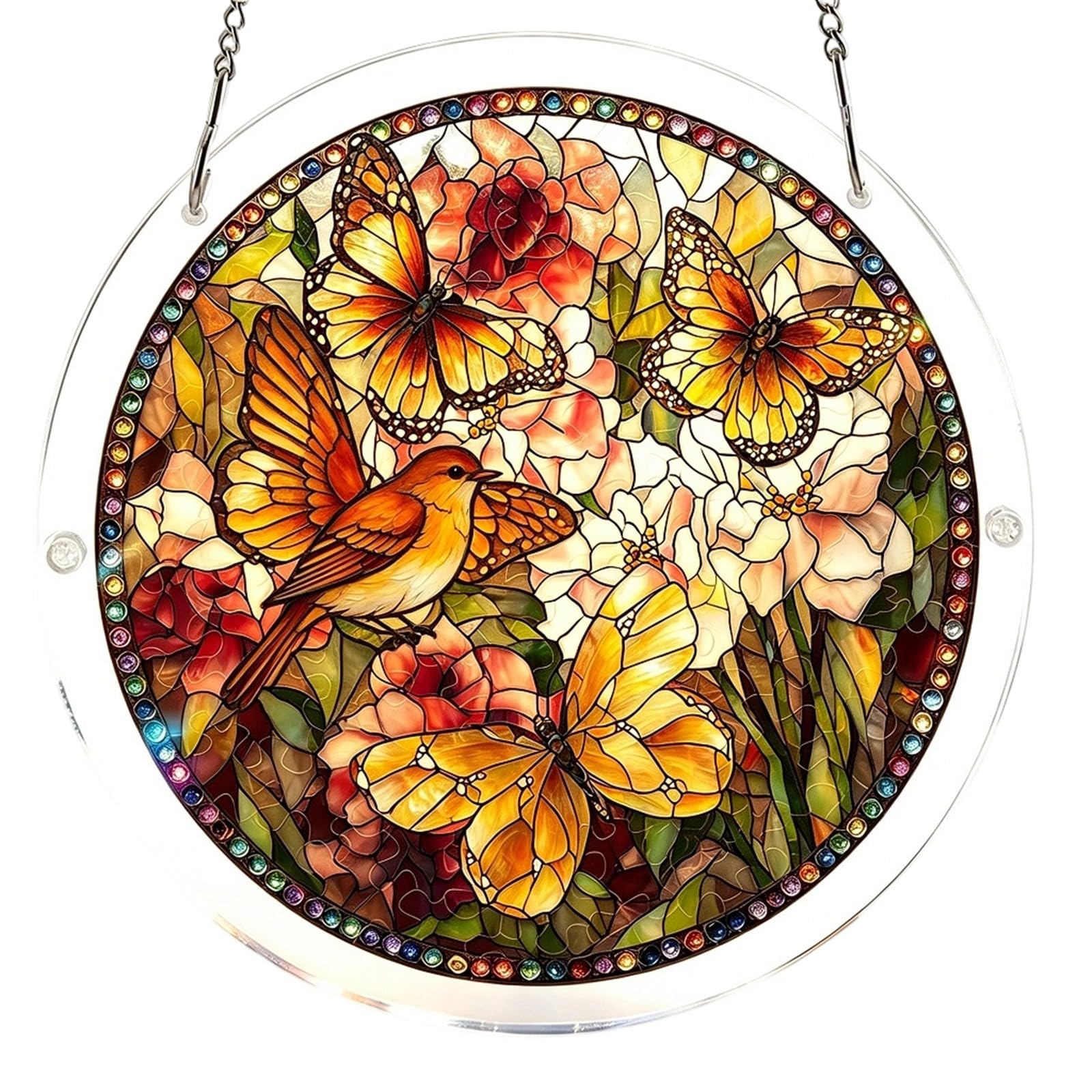 Adornos de jardín al aire libre, rompecabezas de pared ornamental, colgador de exhibición para obras de arte