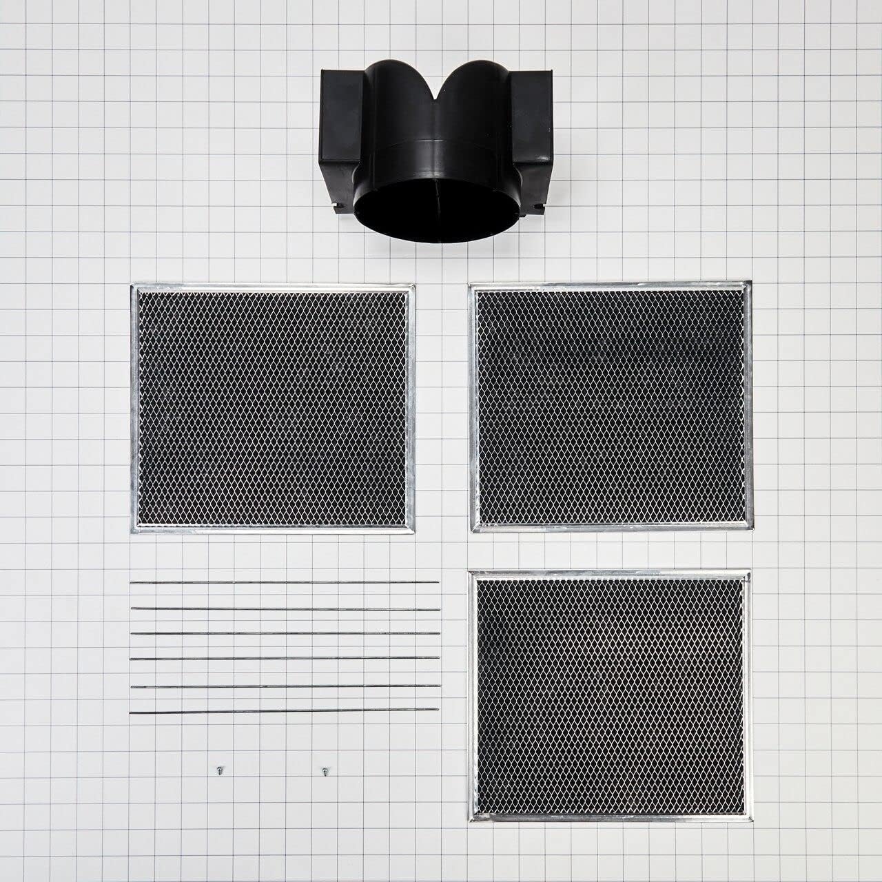 Whirlpool W11430940 Recirculation Kit for Range Wall Hoods, Silver – Replaces W10337356, WPW10349327, W10349327, W10883348