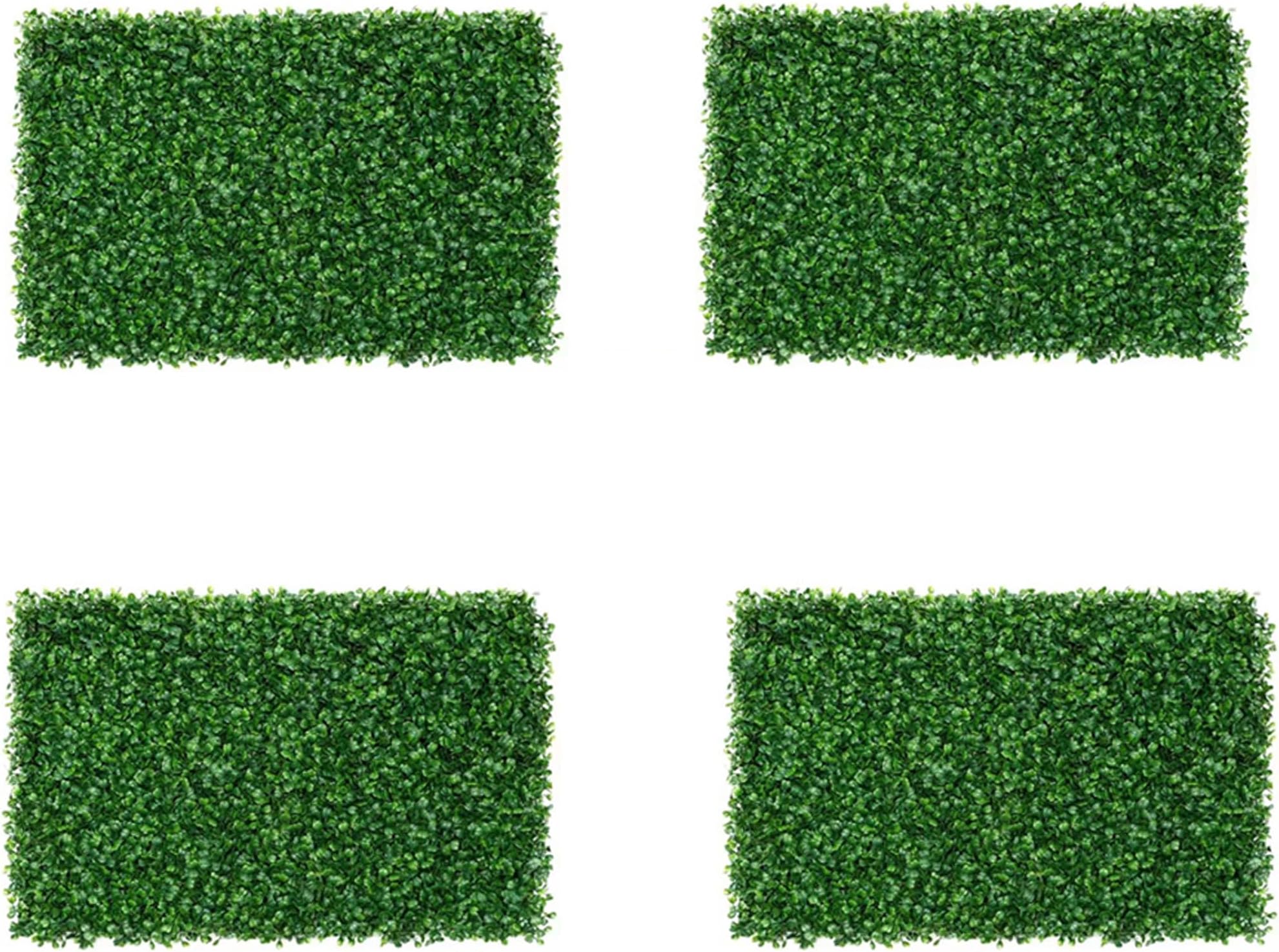 LINGWEI Artificial Wall Grass Wall Panels Green 40 x 60 cm (4pcs)