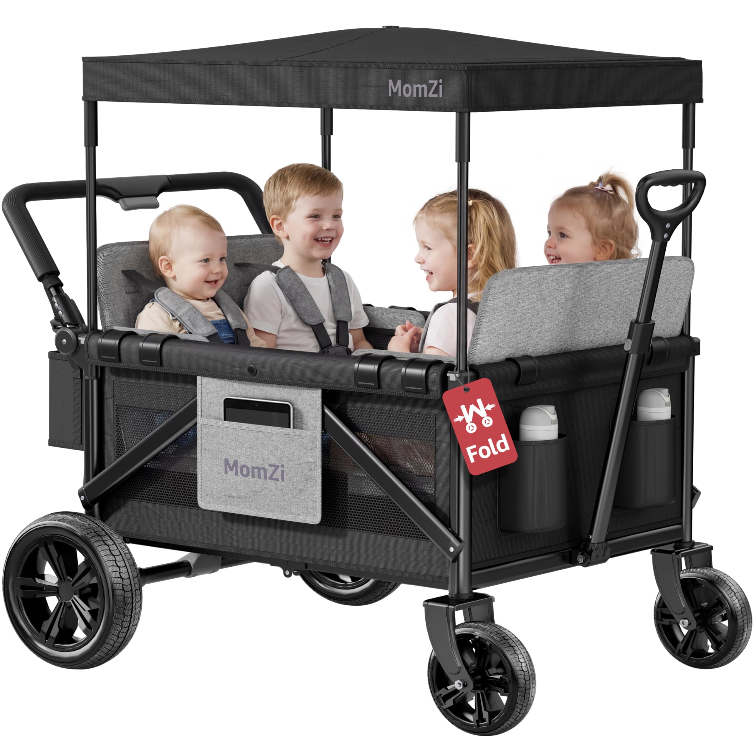 MomZi 4-Seater Wagon Stroller