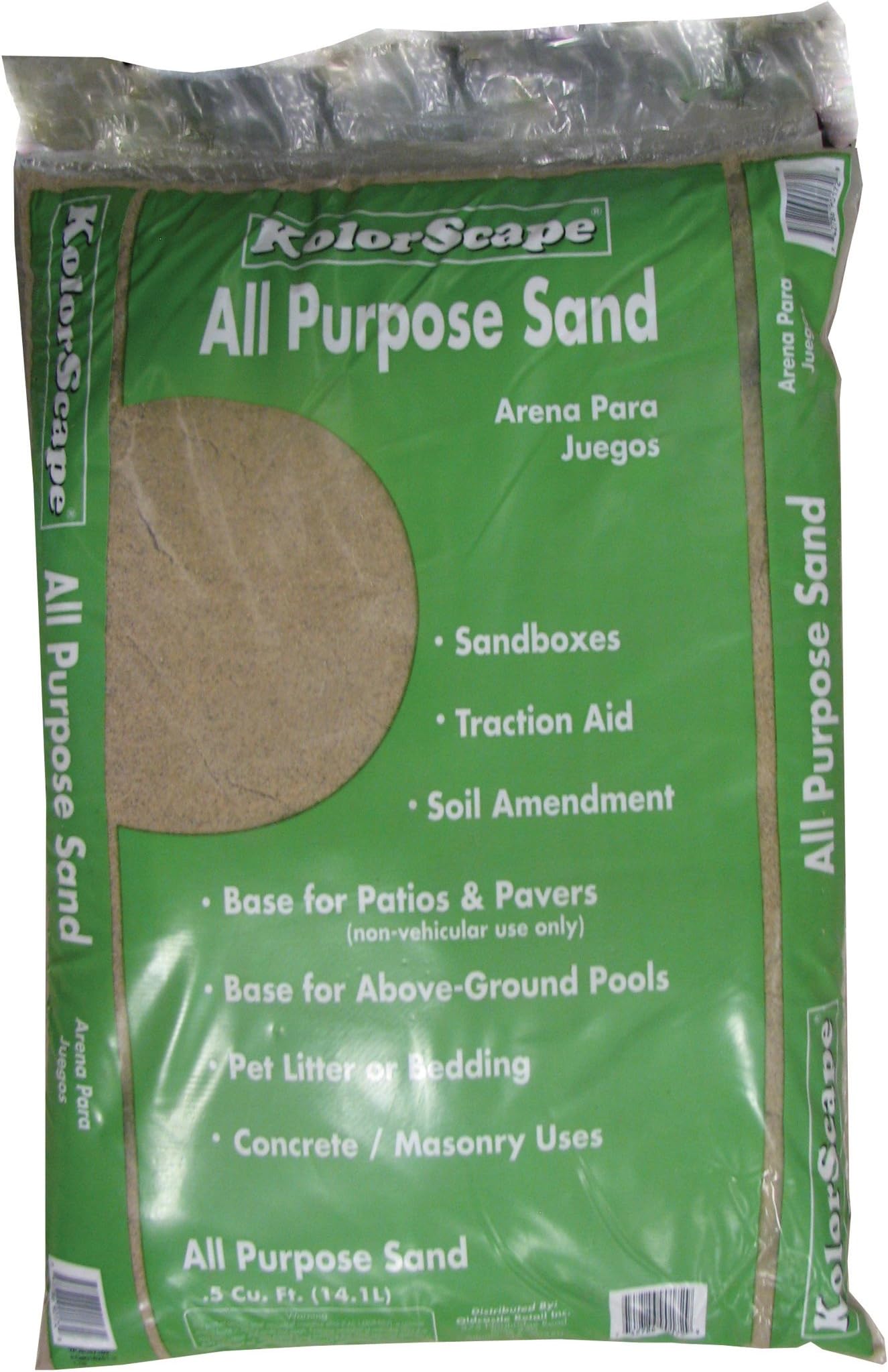 Michigan Peat 2750 Leisure Time Play Sand, 1/2 Cubic Feet
