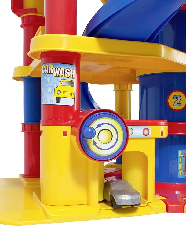 Wader Park Tower Play Toy Set With Cars 7 FLOORS by Wader Quality Toys (Wadem)