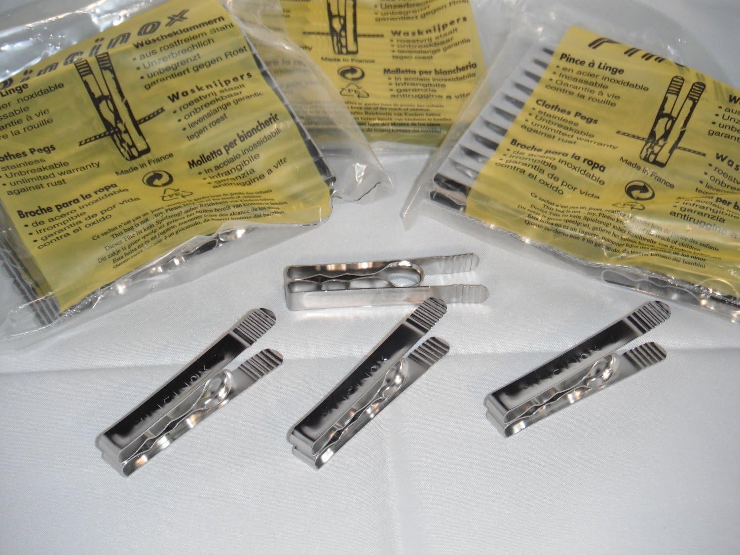 Pincinox pegs, stainless steel, made in France and comes with A lifetime warranty by PINCINOX